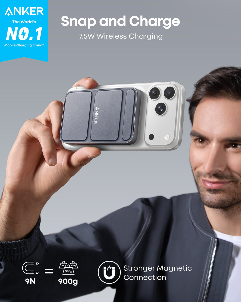 Anker 622 Magnetic Battery (MagGo) — Compact Wireless Charging for iPhone