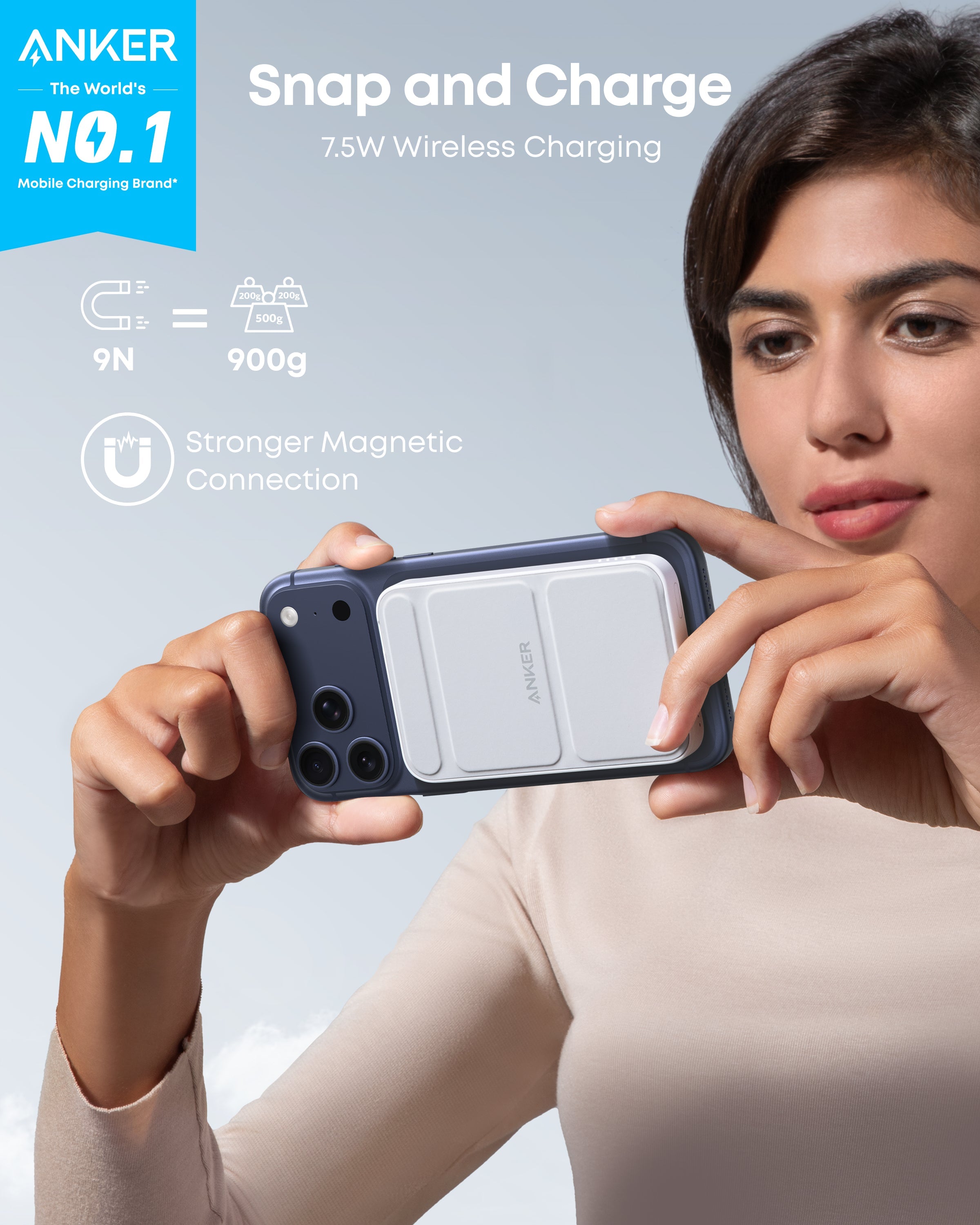 Anker 622 Magnetic Battery (MagGo) — Compact Wireless Charging for iPhone
