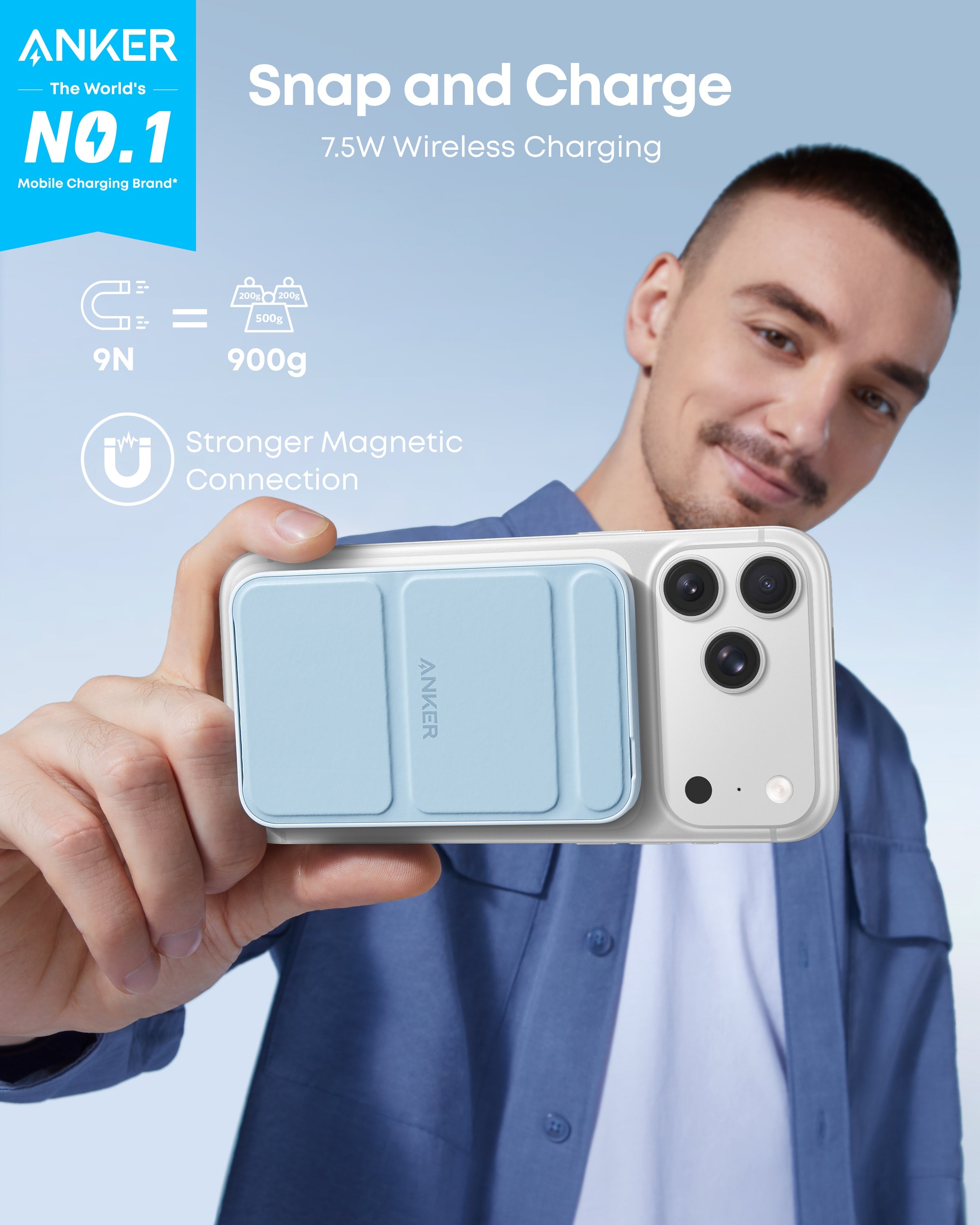 Anker 622 Magnetic Battery (MagGo) — Compact Wireless Charging for iPhone