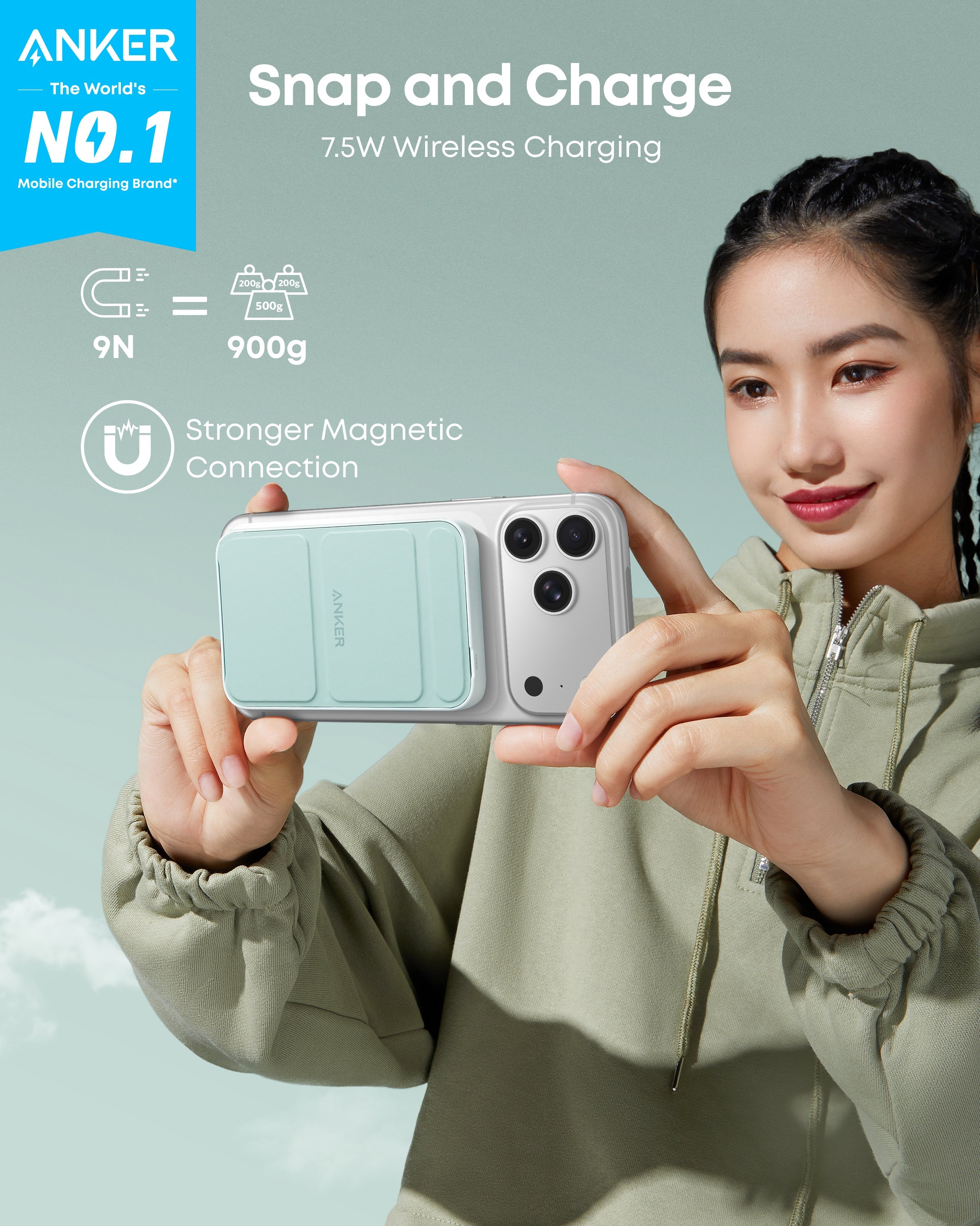 Anker 622 Magnetic Battery (MagGo) — Compact Wireless Charging for iPhone