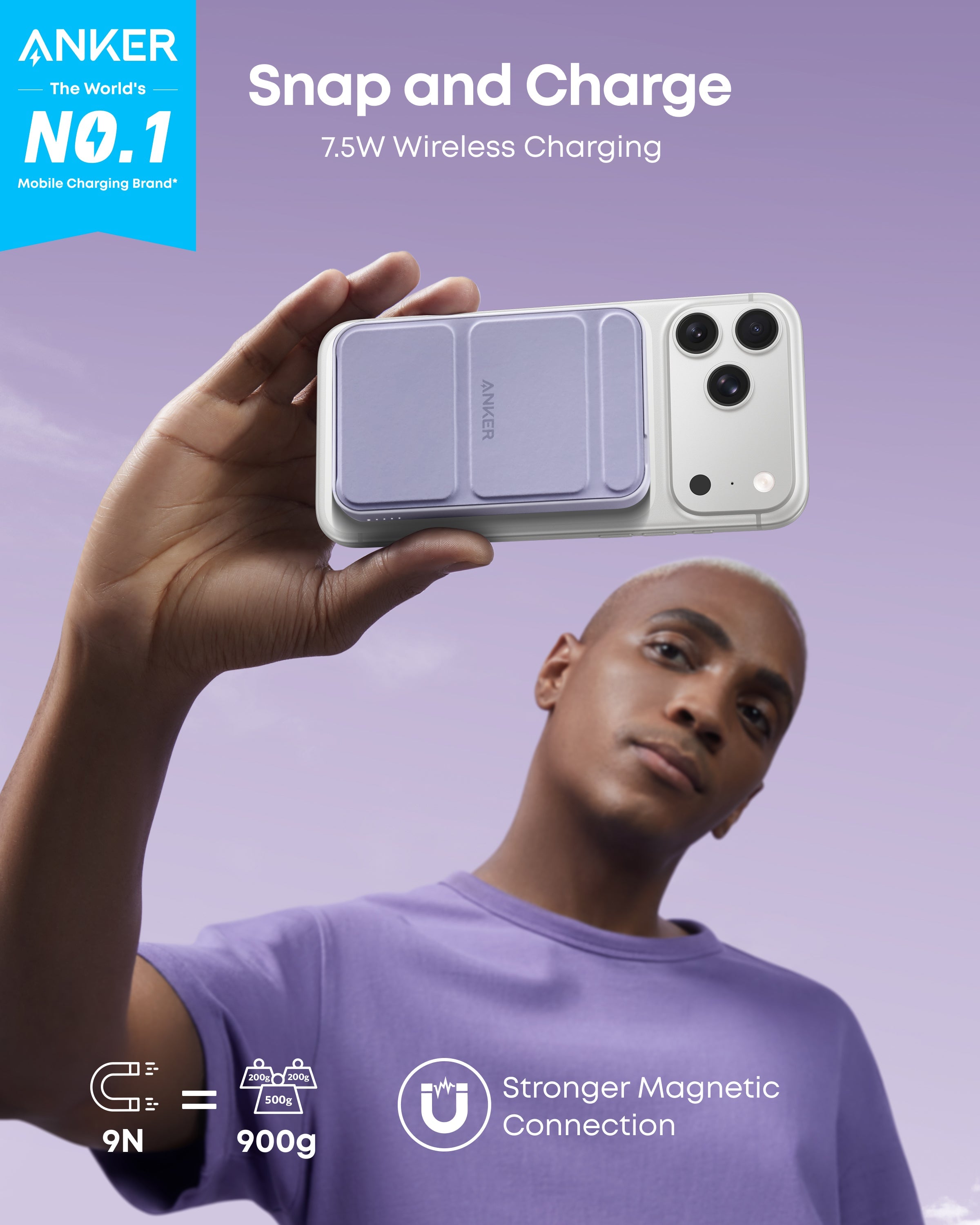 Anker 622 Magnetic Battery (MagGo) — Compact Wireless Charging for iPhone