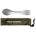 Titanium Spoon & Fork Combo — Lightweight Camp Utensils for Any Adventure